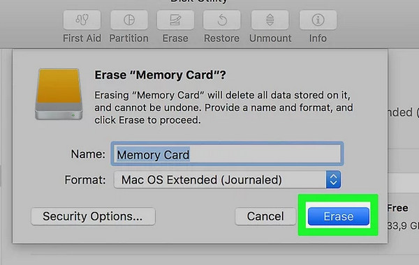 how long does it take for a mac to format 32 gb micro sd exfat
