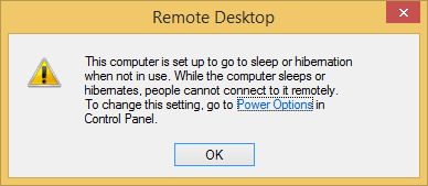 no sleep for mac when rdp to windows machine